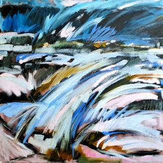 local landscape Cleeve Hill 50cms by 50cms £435